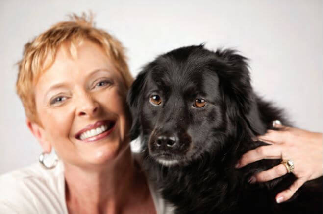 Coleen Ellis with her dog Ellie. (Photo courtesy of Coleen Ellis)